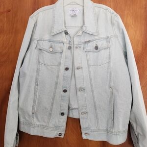 Calvin Klein jeans denim jacket. Made in USA.